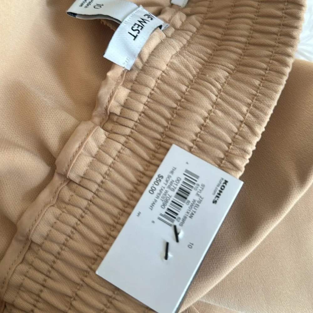 Brand New Nine West Beige Crop Dress Cargos Size 10 - Picture 5 of 5